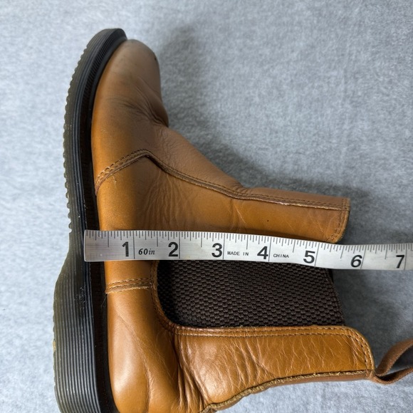Dr Martens Cognac Flora Chelsea Pull On Boots Distressed Womens US 6 Two Toned - Picture 15 of 16